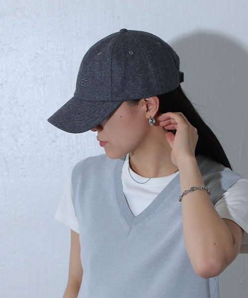 COLONY 2139（コロニートゥーワンスリーナイン）の「ロゴ刺繍メルトンキャップ（キャップ・レディース・ブラック/レッド/キャメル・FREE）」の9枚目の写真