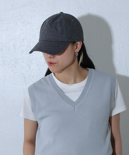 COLONY 2139（コロニートゥーワンスリーナイン）の「ロゴ刺繍メルトンキャップ（キャップ・レディース・ブラック/レッド/キャメル・FREE）」の10枚目の写真