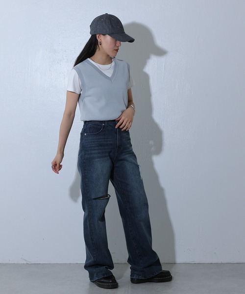 COLONY 2139（コロニートゥーワンスリーナイン）の「ロゴ刺繍メルトンキャップ（キャップ・レディース・ブラック/レッド/キャメル・FREE）」の11枚目の写真