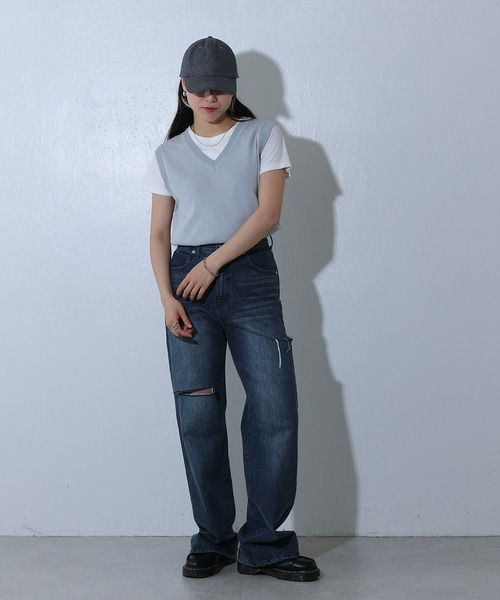 COLONY 2139（コロニートゥーワンスリーナイン）の「ロゴ刺繍メルトンキャップ（キャップ・レディース・ブラック/レッド/キャメル・FREE）」の14枚目の写真