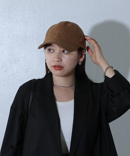 COLONY 2139（コロニートゥーワンスリーナイン）の「ロゴ刺繍メルトンキャップ（キャップ・レディース・ブラック/レッド/キャメル・FREE）」の17枚目の写真