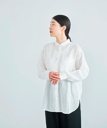 claska クラスカ　ブラウス CLASKA（クラスカ）｜コットンコードボイルギャザーブラウス