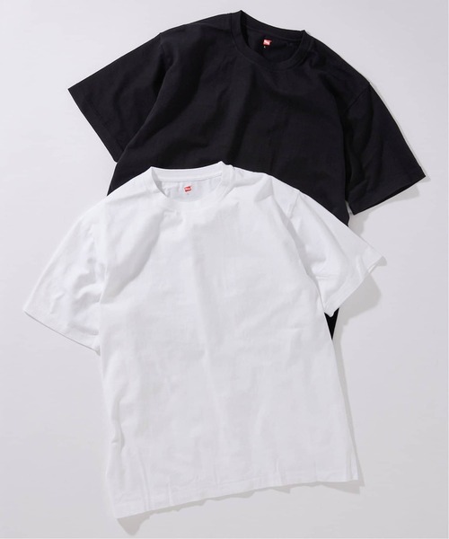 HANES（ヘインズ）の「《追加》”2枚セット”【HANES / ヘインズ】別注 2パックオーガニックコットンTシャツ（Tシャツ/カットソー・メンズ・ネイビー/ブラック/ホワイト系その他/ホワイト・X-LARGE/LARGE/MEDIUM/SMALL）」の17枚目の写真