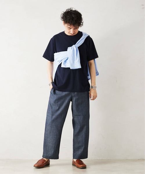 HANES（ヘインズ）の「《追加》”2枚セット”【HANES / ヘインズ】別注 2パックオーガニックコットンTシャツ（Tシャツ/カットソー・メンズ・ネイビー/ブラック/ホワイト系その他/ホワイト・X-LARGE/LARGE/MEDIUM/SMALL）」の19枚目の写真
