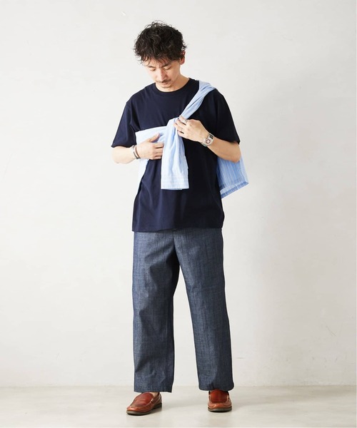 HANES（ヘインズ）の「《追加》”2枚セット”【HANES / ヘインズ】別注 2パックオーガニックコットンTシャツ（Tシャツ/カットソー・メンズ・ネイビー/ブラック/ホワイト系その他/ホワイト・X-LARGE/LARGE/MEDIUM/SMALL）」の20枚目の写真