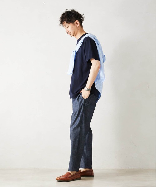 HANES（ヘインズ）の「《追加》”2枚セット”【HANES / ヘインズ】別注 2パックオーガニックコットンTシャツ（Tシャツ/カットソー・メンズ・ネイビー/ブラック/ホワイト系その他/ホワイト・X-LARGE/LARGE/MEDIUM/SMALL）」の21枚目の写真