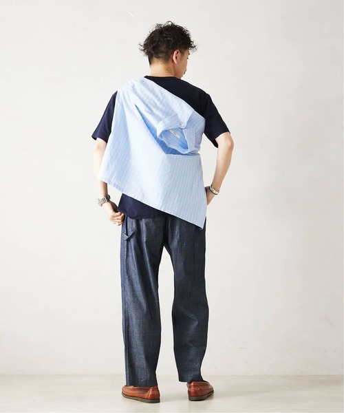 HANES（ヘインズ）の「《追加》”2枚セット”【HANES / ヘインズ】別注 2パックオーガニックコットンTシャツ（Tシャツ/カットソー・メンズ・ネイビー/ブラック/ホワイト系その他/ホワイト・X-LARGE/LARGE/MEDIUM/SMALL）」の22枚目の写真