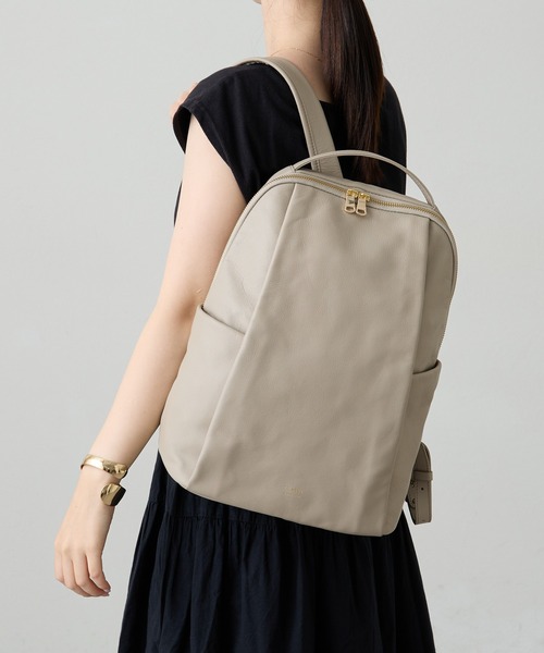 russet(ラシット)の「レザーリュックサック(CE-1373)(バックパック/リュック・レディース・ブラック/グレイッシュベージュ/ダークブラウン・FREE)」の13枚目の写真