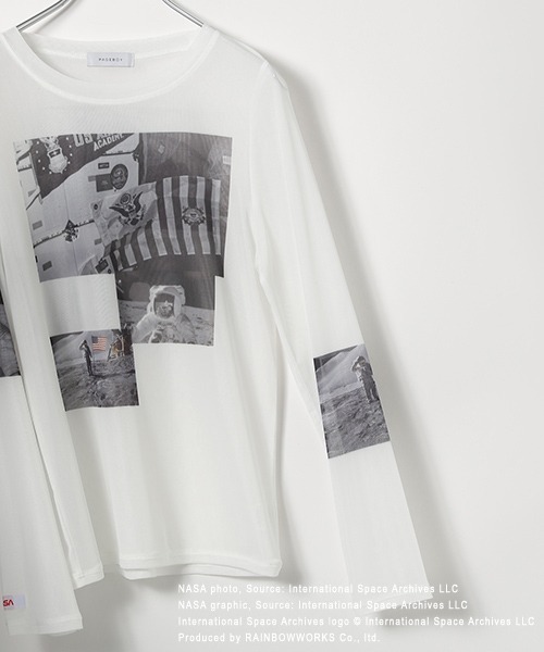 PAGEBOY（ページボーイ）の「＜NASA＞アソートシアーロングスリーブ（Tシャツ/カットソー・レディース・マルチ/オフホワイト・FREE）」の13枚目の写真