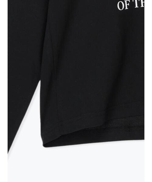 Lugnoncure（ルノンキュール）の「【抗菌防臭】柄アソートプリントロングTシャツ（Tシャツ/カットソー・レディース・ベージュ/ブラック/オフホワイト・F）」の18枚目の写真