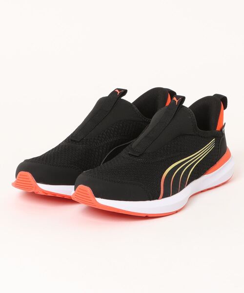 PUMA（プーマ）の「《PUMA》クルーズ PROFOAM EASE IN JR（スリッポン・キッズ・ブラック/ネイビー/ラベンダー/ブラック×ホワイト・23.5cm/24.5cm/23.0cm/24.0cm/25.0cm/22.5cm/22.0cm）」の2枚目の写真