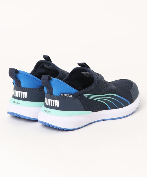 PUMA（プーマ）の「《PUMA》クルーズ PROFOAM EASE IN JR（スリッポン・キッズ・ブラック/ネイビー/ラベンダー/ブラック×ホワイト・23.5cm/24.5cm/23.0cm/24.0cm/25.0cm/22.5cm/22.0cm）」の5枚目の写真
