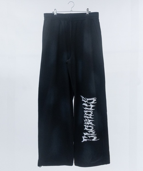 JOHN'S CLOSET（ジョンズクローゼット）の「【13】スプレー加工 ワイドスウェットパンツ（スウェットパンツ・メンズ・オフホワイト/チャコールグレー/ホワイト系1/グレー系1/ブラウン系1/ピンク系1/ブラック系1・MEDIUM/LARGE）」の12枚目の写真