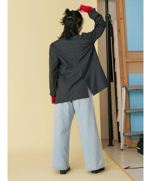 Ungrid（アングリッド）の「【WEB限定】ラグランロゴショートニット（ニット/セーター・レディース・レッド/グリーン/ブルー・FREE）」の15枚目の写真