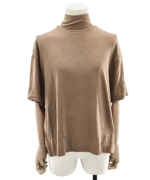 セール】ハイネック半袖ニット（ニット/セーター）｜Dewlily