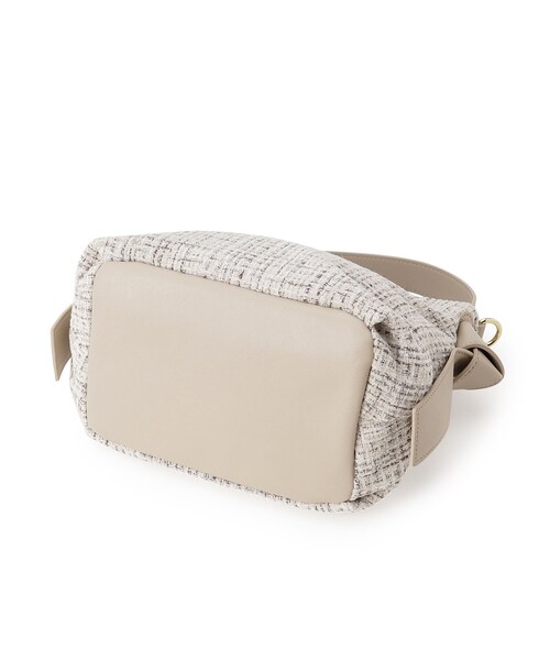 index(インデックス)の「【2WAY】ショルダー付ツイードバッグ(ショルダーバッグ・レディース・ライトブルー/ライトベージュ/ブラック・00)」の18枚目の写真