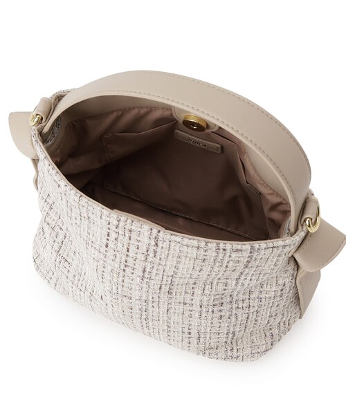 index(インデックス)の「【2WAY】ショルダー付ツイードバッグ(ショルダーバッグ・レディース・ライトブルー/ライトベージュ/ブラック・00)」の19枚目の写真