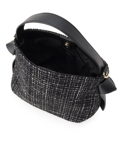 index(インデックス)の「【2WAY】ショルダー付ツイードバッグ(ショルダーバッグ・レディース・ライトブルー/ライトベージュ/ブラック・00)」の20枚目の写真