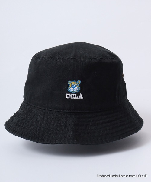 UCLA(ユーシーエルエー)の「UCLA Bear 刺繍 バケットハット(ハット・メンズ・ベージュ/ブラック/アイボリー・FREE)」の6枚目の写真