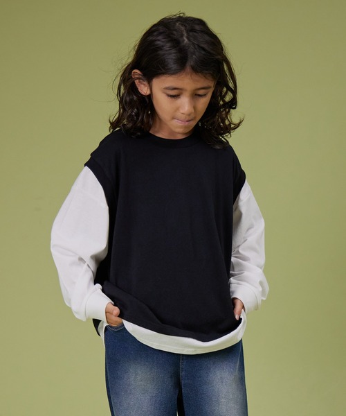 半袖Tシャツ　フェイクレイヤード　レイヤードデザイン　外国人女性　4Ⅼ 3XL 楽天市場】【クーポンで《半額！》】フェイクレイヤードロングT