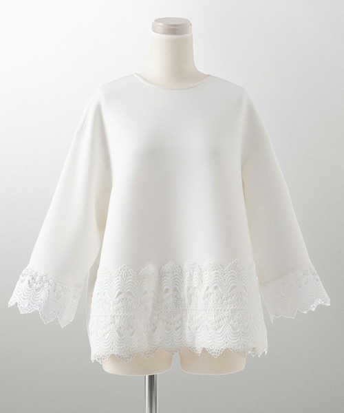 【セール】レースコンビ ボンディング トップス HUIT（その他トップス）｜HUIT bouquet（ユイット）