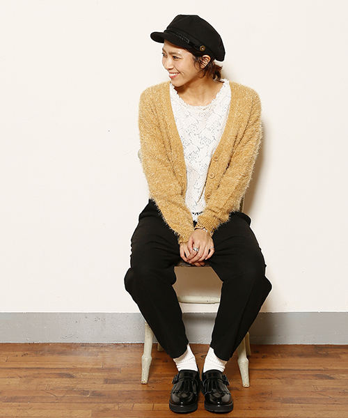 mystic（ミスティック）の「【mystic】レースプルオーバー（シャツ/ブラウス・レディース・オフホワイト/ブラック/キャメル・ﾌﾘ-）」の17枚目の写真