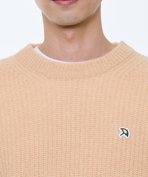 Arnold Palmer（アーノルドパーマー）の「シェア 畔編み ウール ニットセーター（ニット/セーター・レディース・ブラック/ライトベージュ/グレー・S/XS/M/L/LL）」の6枚目の写真