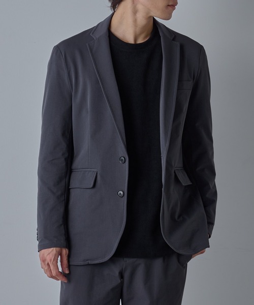 COLONY 2139(コロニートゥーワンスリーナイン)の「全方向ストレッチテーラードジャケット(テーラードジャケット・メンズ・グレー/ブラック・LARGE/MEDIUM)」の3枚目の写真