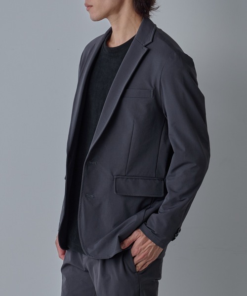 COLONY 2139(コロニートゥーワンスリーナイン)の「全方向ストレッチテーラードジャケット(テーラードジャケット・メンズ・グレー/ブラック・LARGE/MEDIUM)」の4枚目の写真
