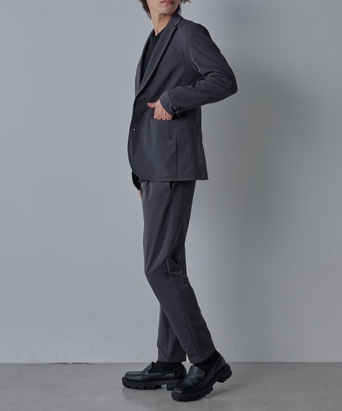 COLONY 2139(コロニートゥーワンスリーナイン)の「全方向ストレッチテーラードジャケット(テーラードジャケット・メンズ・グレー/ブラック・LARGE/MEDIUM)」の12枚目の写真