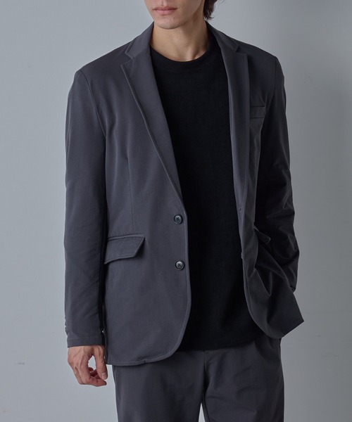 COLONY 2139(コロニートゥーワンスリーナイン)の「全方向ストレッチテーラードジャケット(テーラードジャケット・メンズ・グレー/ブラック・LARGE/MEDIUM)」の6枚目の写真