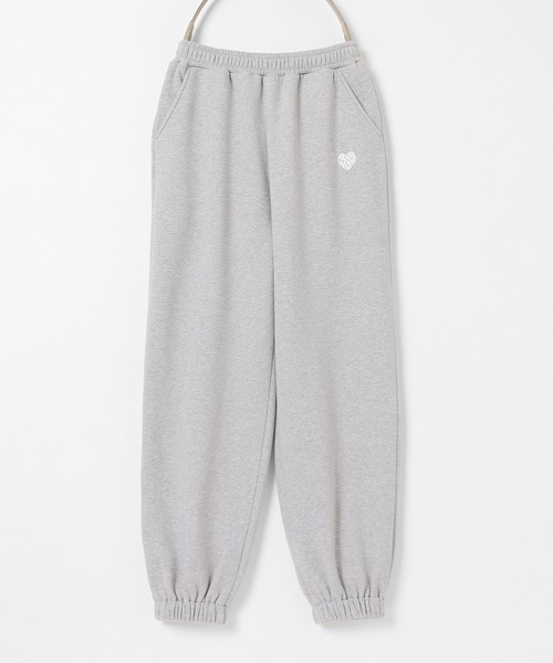 Honeys（ハニーズ）の「【ハニぽか】暖パンあったかスウェットパンツ（スウェットパンツ・レディース・杢グレー/オートミール/スミクロ・SS/S/M/L/LL）」の19枚目の写真