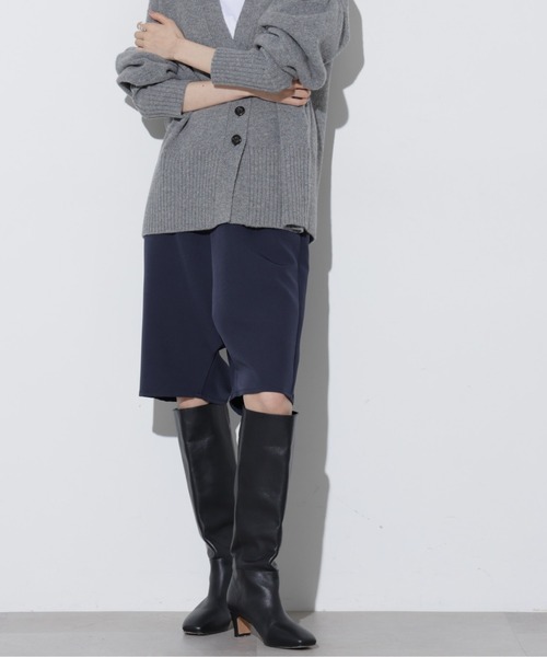 Apo(s)ture(アポスチャー)の「DUA-004/Wクロスサルエルイージーハーフパンツ(その他パンツ・レディース・ベージュ/ネイビー/ブラック/アイボリー・XS/S/M/L/XL)」の4枚目の写真
