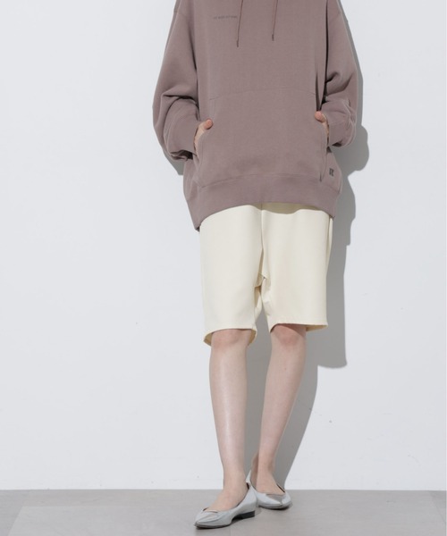 Apo(s)ture(アポスチャー)の「DUA-004/Wクロスサルエルイージーハーフパンツ(その他パンツ・レディース・ベージュ/ネイビー/ブラック/アイボリー・XS/S/M/L/XL)」の3枚目の写真