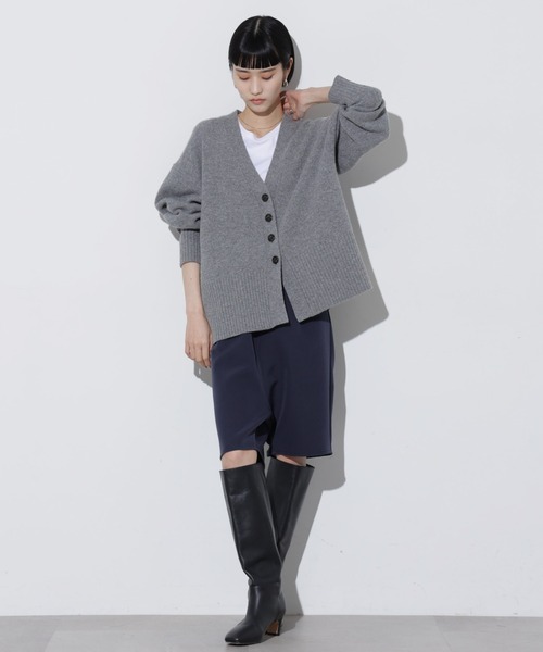 Apo(s)ture(アポスチャー)の「DUA-004/Wクロスサルエルイージーハーフパンツ(その他パンツ・レディース・ベージュ/ネイビー/ブラック/アイボリー・XS/S/M/L/XL)」の6枚目の写真