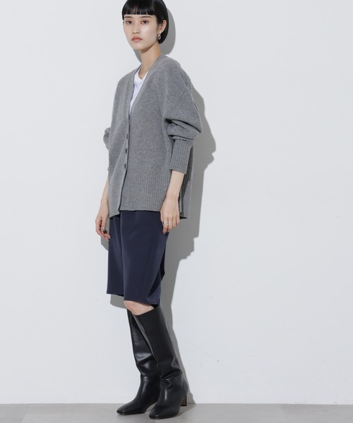 Apo(s)ture(アポスチャー)の「DUA-004/Wクロスサルエルイージーハーフパンツ(その他パンツ・レディース・ベージュ/ネイビー/ブラック/アイボリー・XS/S/M/L/XL)」の8枚目の写真