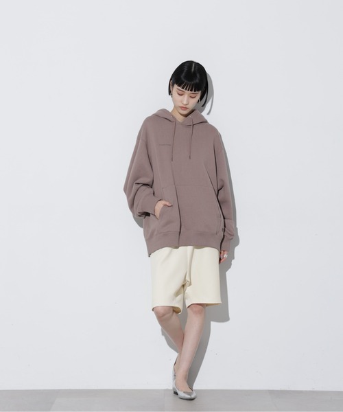 Apo(s)ture(アポスチャー)の「DUA-004/Wクロスサルエルイージーハーフパンツ(その他パンツ・レディース・ベージュ/ネイビー/ブラック/アイボリー・XS/S/M/L/XL)」の13枚目の写真