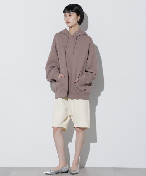 Apo(s)ture(アポスチャー)の「DUA-004/Wクロスサルエルイージーハーフパンツ(その他パンツ・レディース・ベージュ/ネイビー/ブラック/アイボリー・XS/S/M/L/XL)」の14枚目の写真
