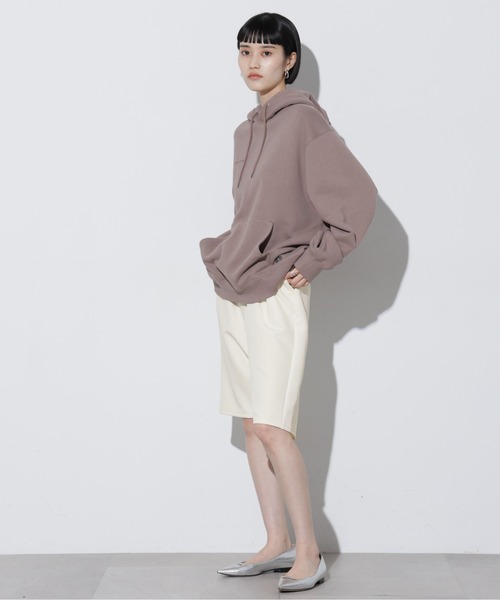 Apo(s)ture(アポスチャー)の「DUA-004/Wクロスサルエルイージーハーフパンツ(その他パンツ・レディース・ベージュ/ネイビー/ブラック/アイボリー・XS/S/M/L/XL)」の15枚目の写真