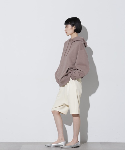 Apo(s)ture(アポスチャー)の「DUA-004/Wクロスサルエルイージーハーフパンツ(その他パンツ・レディース・ベージュ/ネイビー/ブラック/アイボリー・XS/S/M/L/XL)」の16枚目の写真