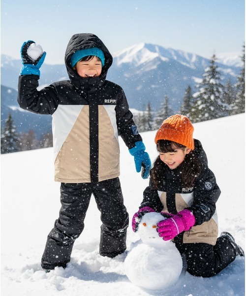レピピアルマリオ」キッズサイズ調節機能付きスノーウェア上下セット スキースノボー セール】【repipi armario/レピピアルマリオ】キッズサイズ調節機能