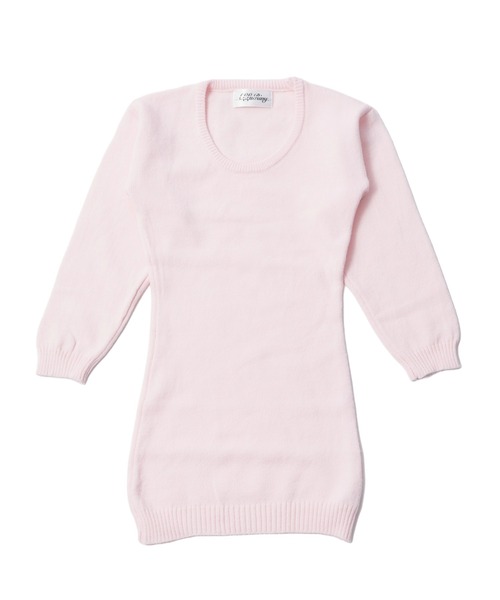 ALLuRing ChaRm(アリュリングチャーム)の「Shoulder Ribbon Mini Knit Dress / ショルダーリボンニットミニワンピース(ワンピース・レディース・グレー/ピンク・FREE)」の21枚目の写真