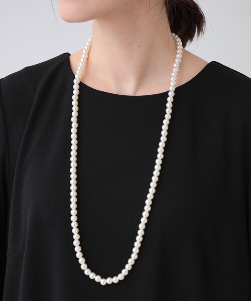 SHOO・LA・RUE（シューラルー）の「【セレモニー】2連ダイヤレーンロングネックレス（ネックレス・レディース・ピンクゴールド/ゴールド/シルバー・00）」の8枚目の写真