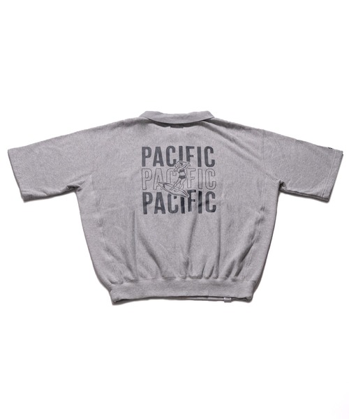 FAKE LAYERED HEATHER SWEAT HALF SLEEVE（スウェット）｜Pacific GOLF  