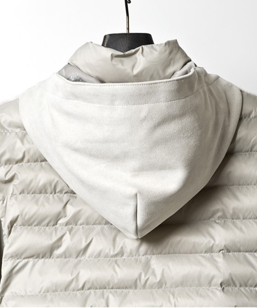 Buffalo Bobs(バッファローボブズ)の「TRANSFORM-FUR(トランスフォーム ファー) 3WAY フェイクファー エコダウン ブルゾン(ダウンジャケット/コート・メンズ・ブラック/ベージュ・1-2/2-3/3-4)」の18枚目の写真