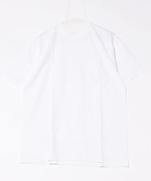 【LOS ANGELES APPAREL】6.5oz Garment Dye CrewNeck Pocket T