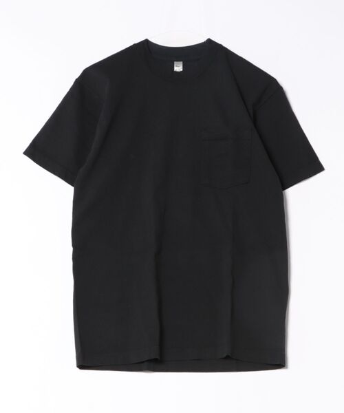LOS ANGELES APPAREL(ロサンゼルスアパレル)の「【LOS ANGELES APPAREL】6.5oz Garment Dye CrewNeck Pocket T(Tシャツ/カットソー・メンズ・ブラック/ホワイト・SMALL/LARGE/X-LARGE/MEDIUM)」の6枚目の写真