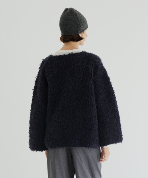 タグ付 clane BEAR SHAGGY HAND KNIT TOPS セール】BEAR SHAGGY HAND KNIT TOPS（ニット/セーター）｜CLANE