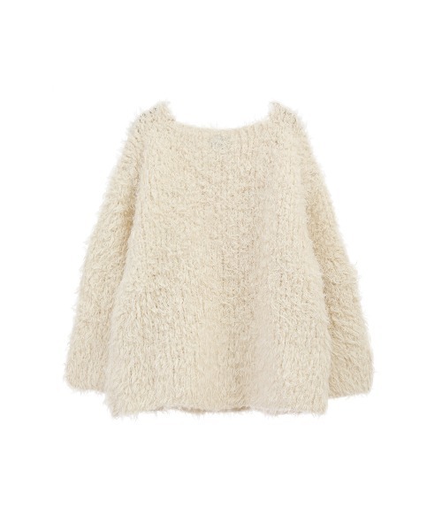 セール】BEAR SHAGGY HAND KNIT TOPS（ニット/セーター）｜CLANE