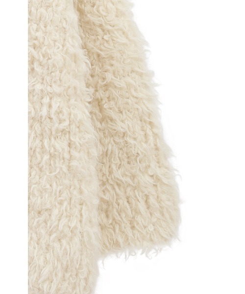 セール】BEAR SHAGGY HAND KNIT TOPS（ニット/セーター）｜CLANE